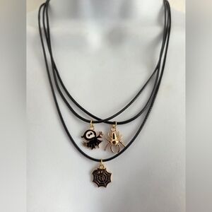 3 Halloween Charm Necklace Bundle